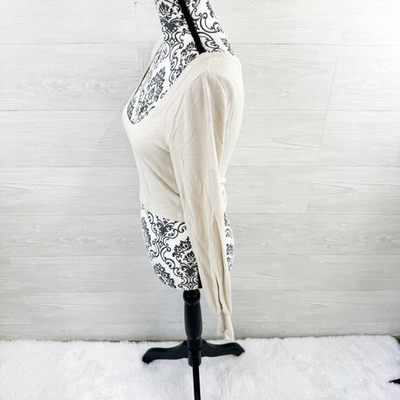 Aritzia Babaton Paxton Textured Long Sleeve Crop Top - Picture 6 of 8